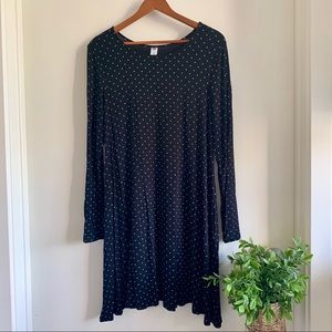 Old Navy Long Sleeve Polka Dot Dress